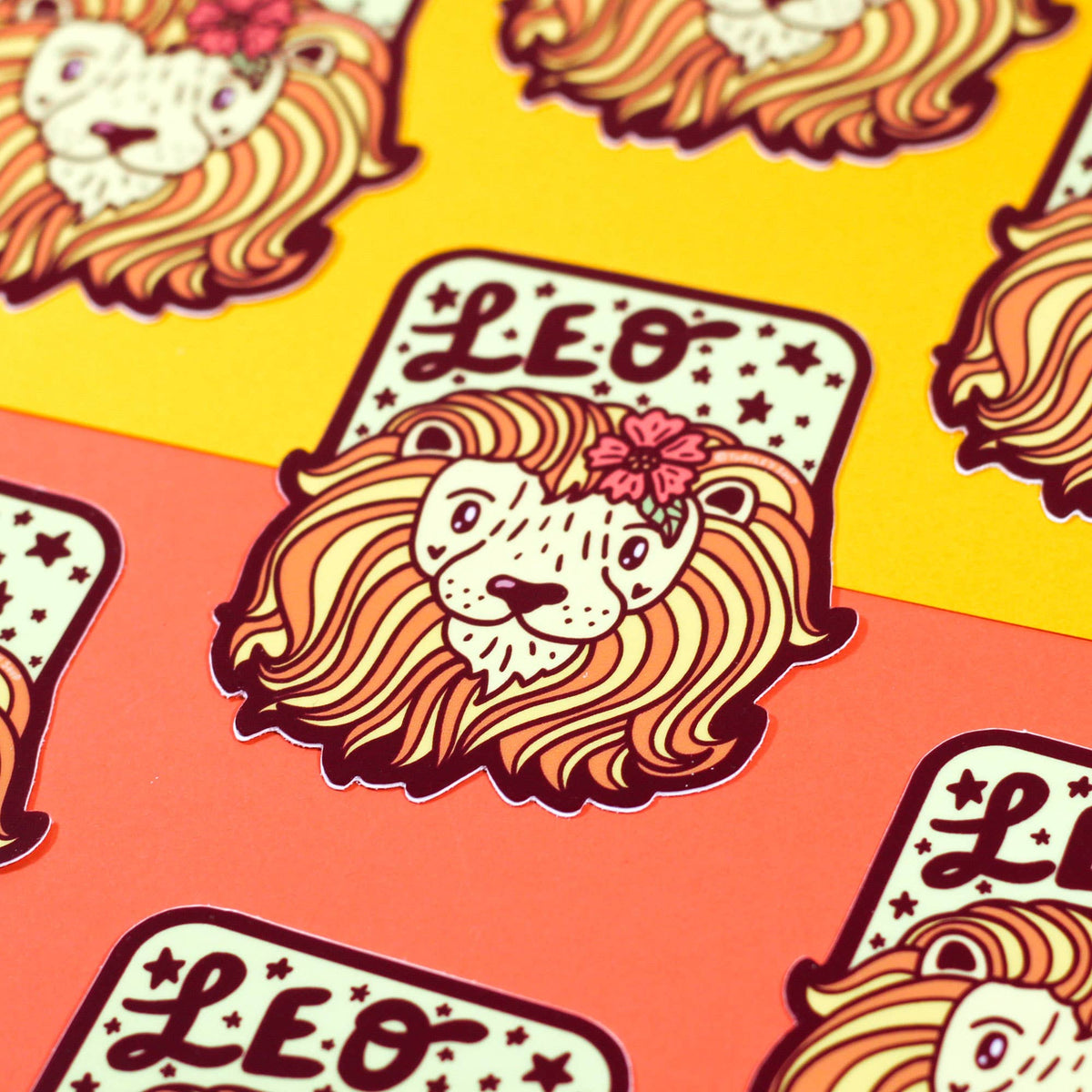 Zodiac Leo The Lion Astrology Horoscope Vinyl Sticker