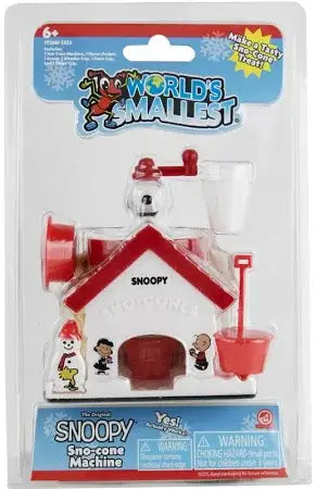 World's Smallest Snoopy Snow Cone Maker