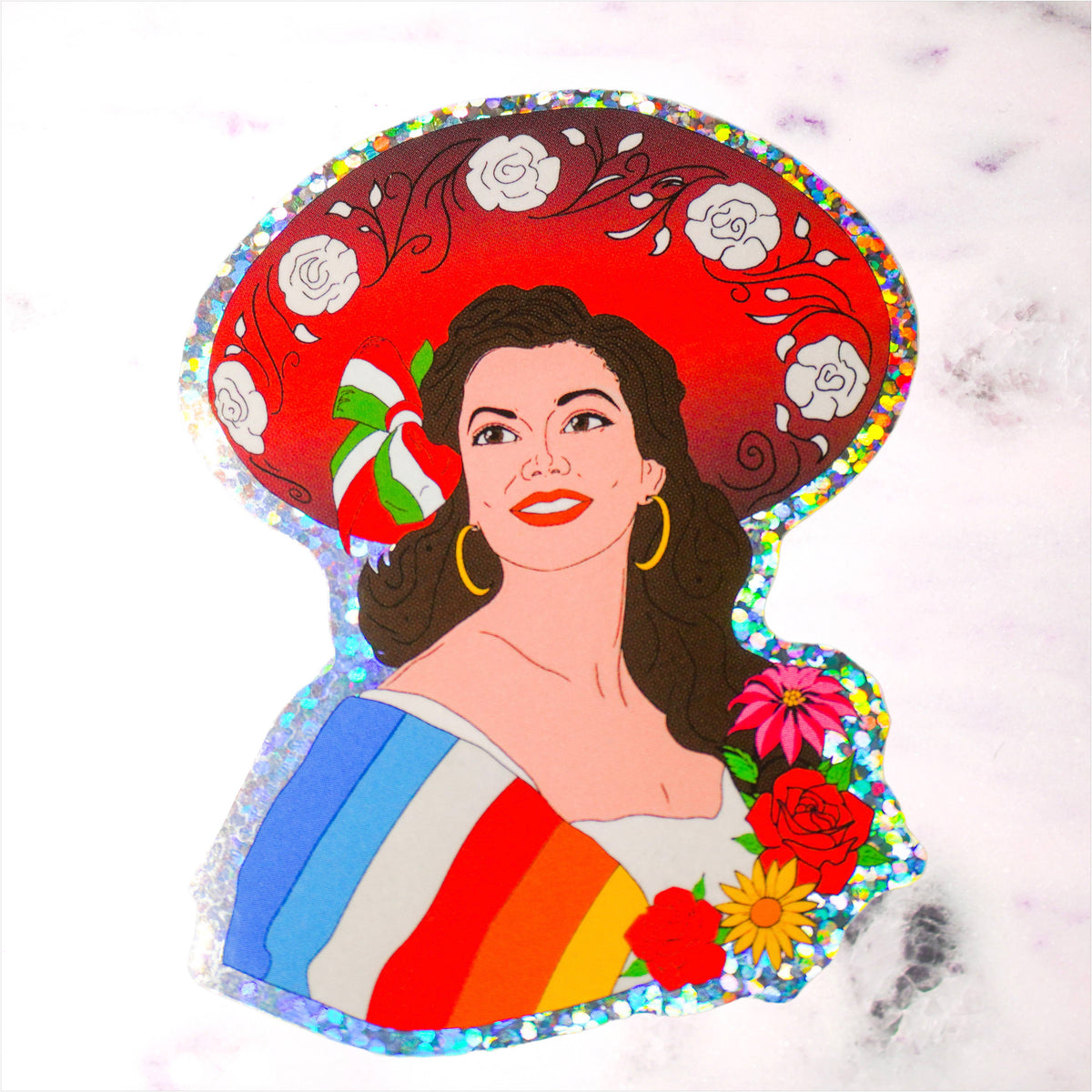 La Mexicana 3&quot; Holographic Sticker