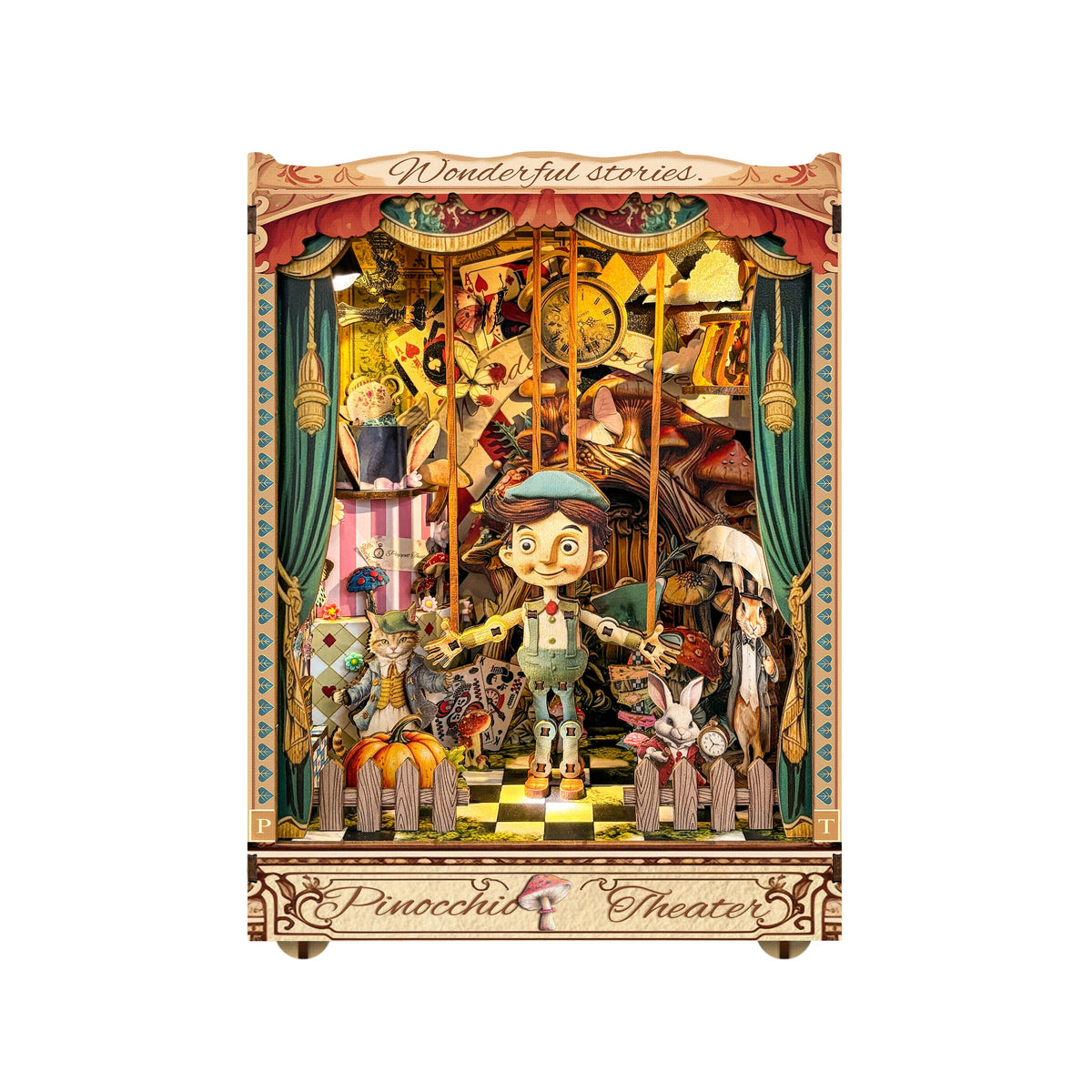 DIY Book Nook Kit: Pinocchio Theater