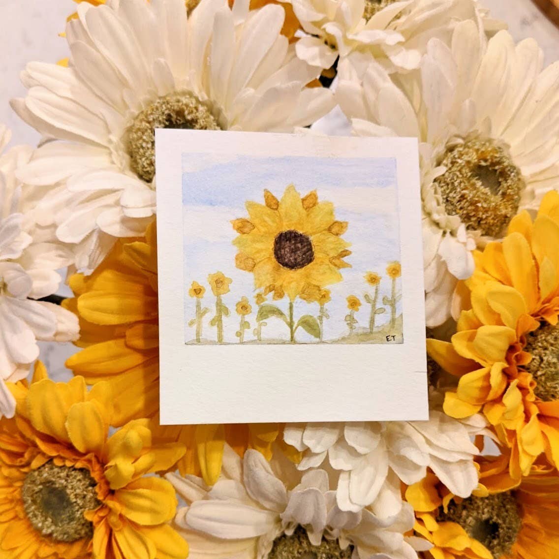 Mini Painting Kit- Sunflowers