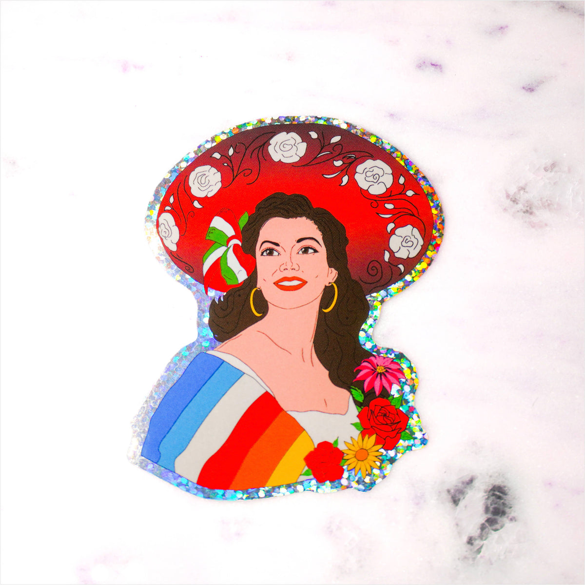 La Mexicana 3&quot; Holographic Sticker