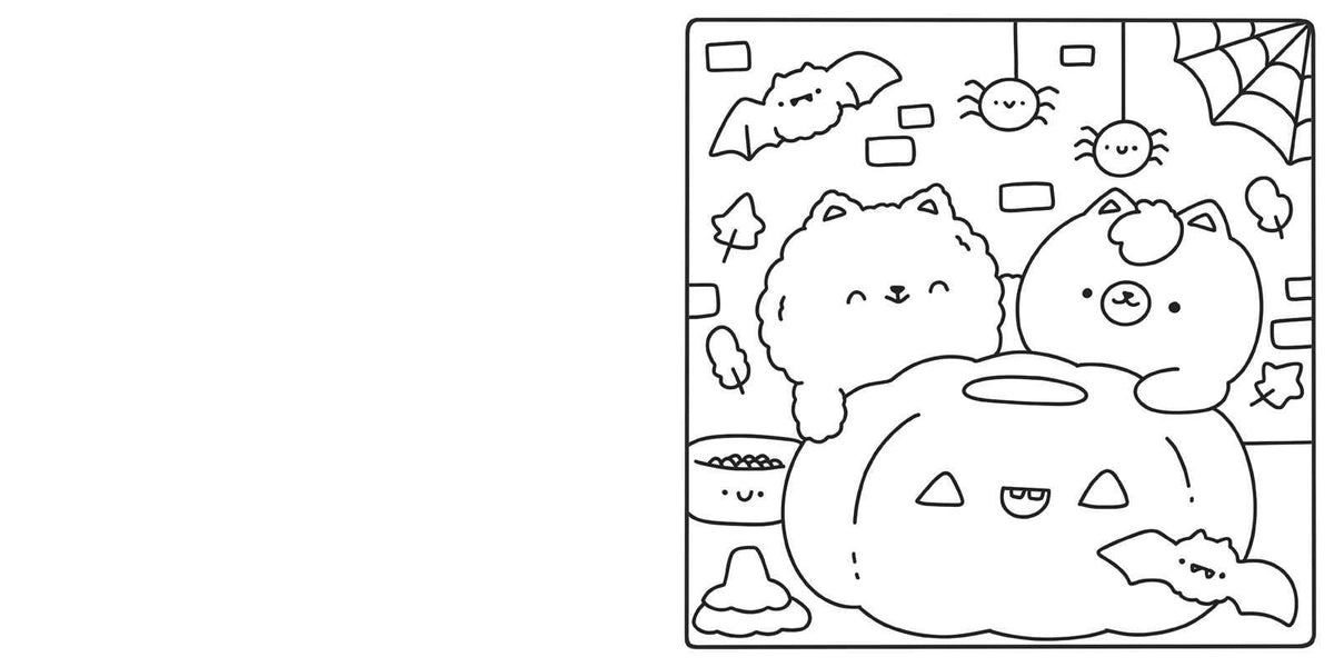 Cute & Cozy Coloring: Spooky by Becky Cas: Paperback; 80 pages / English