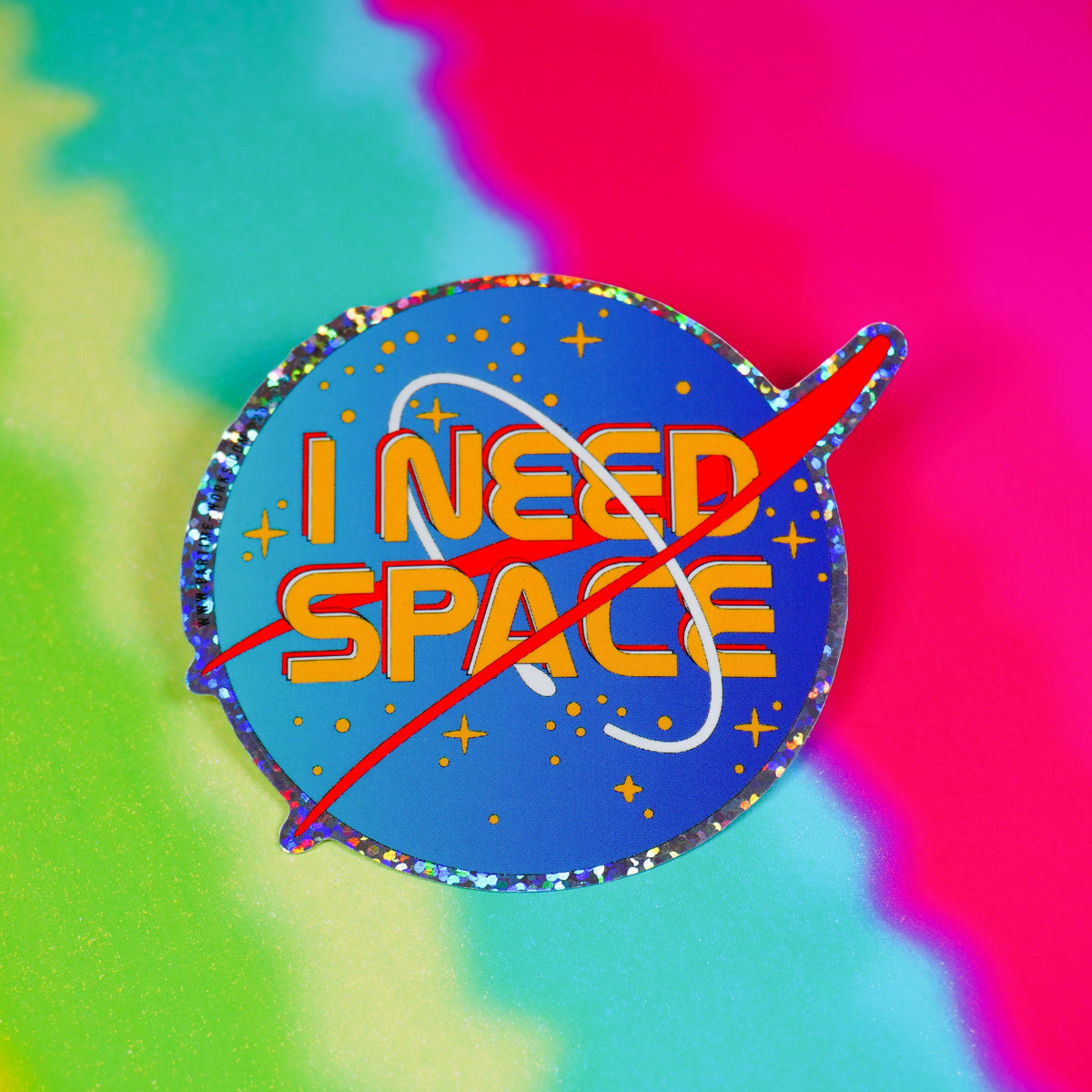 I Need Space 3&quot; Sticker