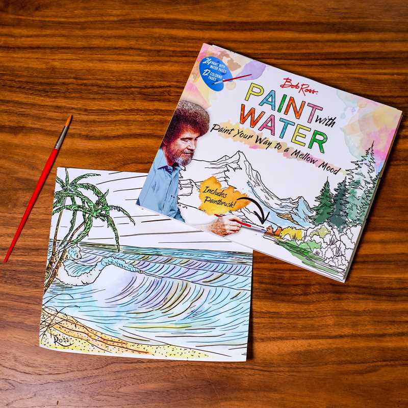 Bob Ross Paint with Water by Editors of Thunder Bay Press: Paperback; 80 pages / English