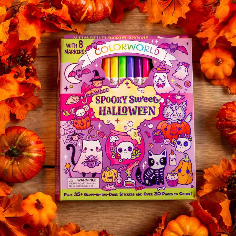 ColorWorld: Spooky Sweet Halloween by: Kit - Paperback; 64 pages / English