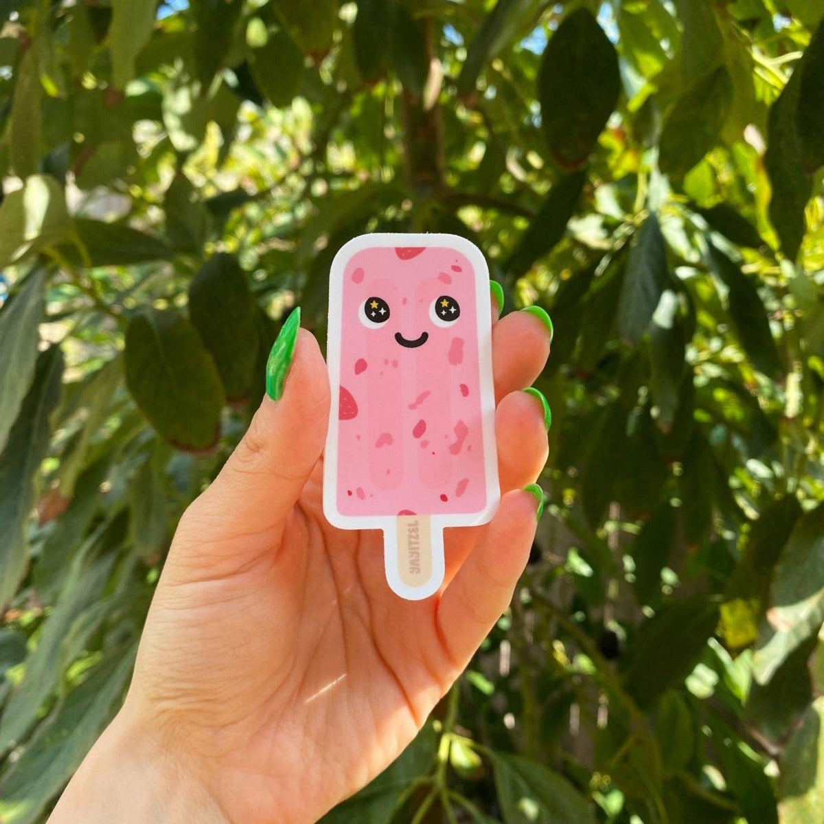 Paleta de Fresa Sticker