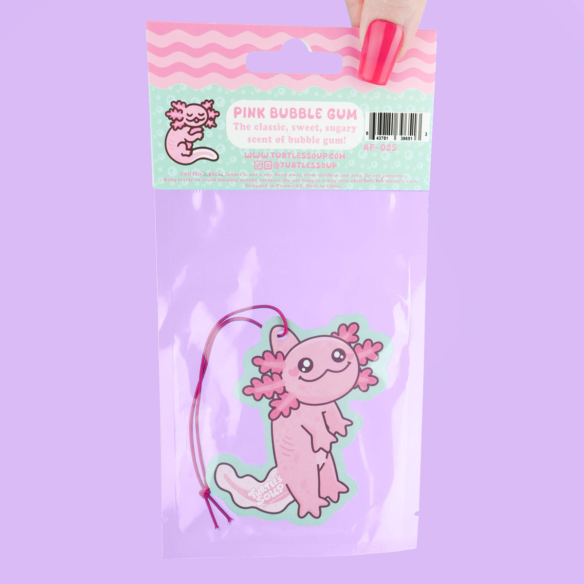 Dangling Axolotl, Car Decor, Cute, Diffuser, Air Freshener