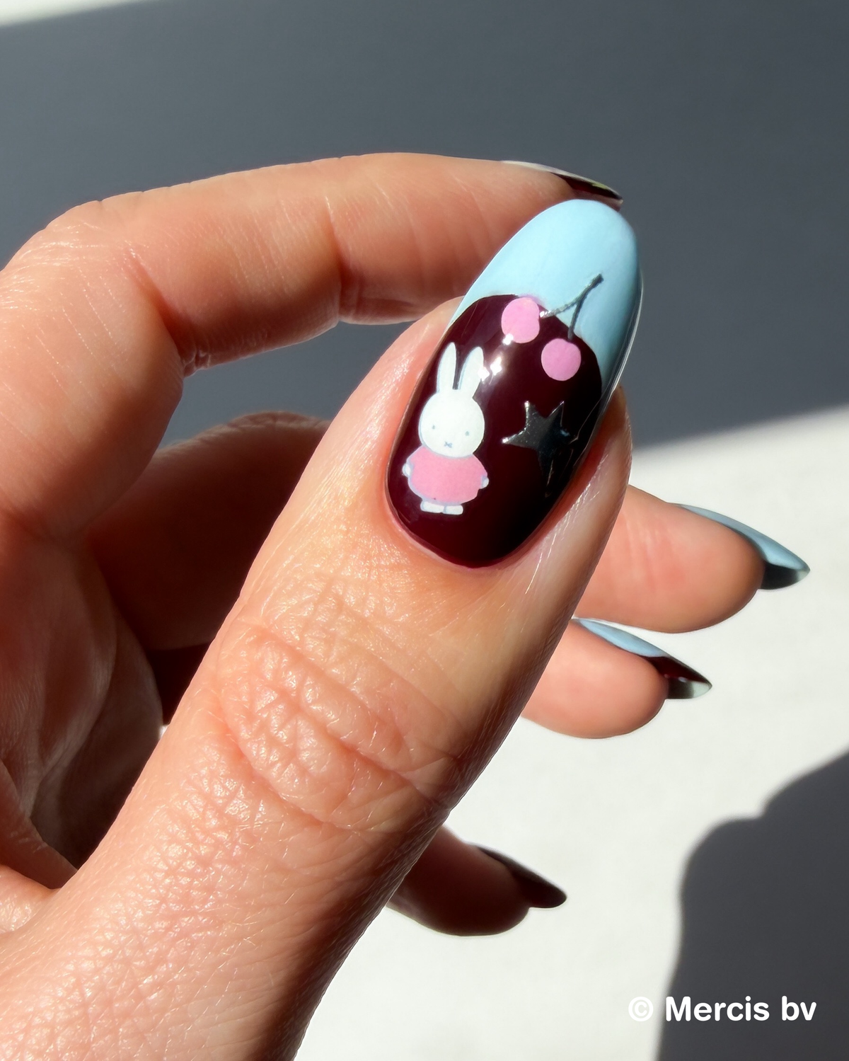 Nail Art Stickers - MIFFY'S RAINY DAY