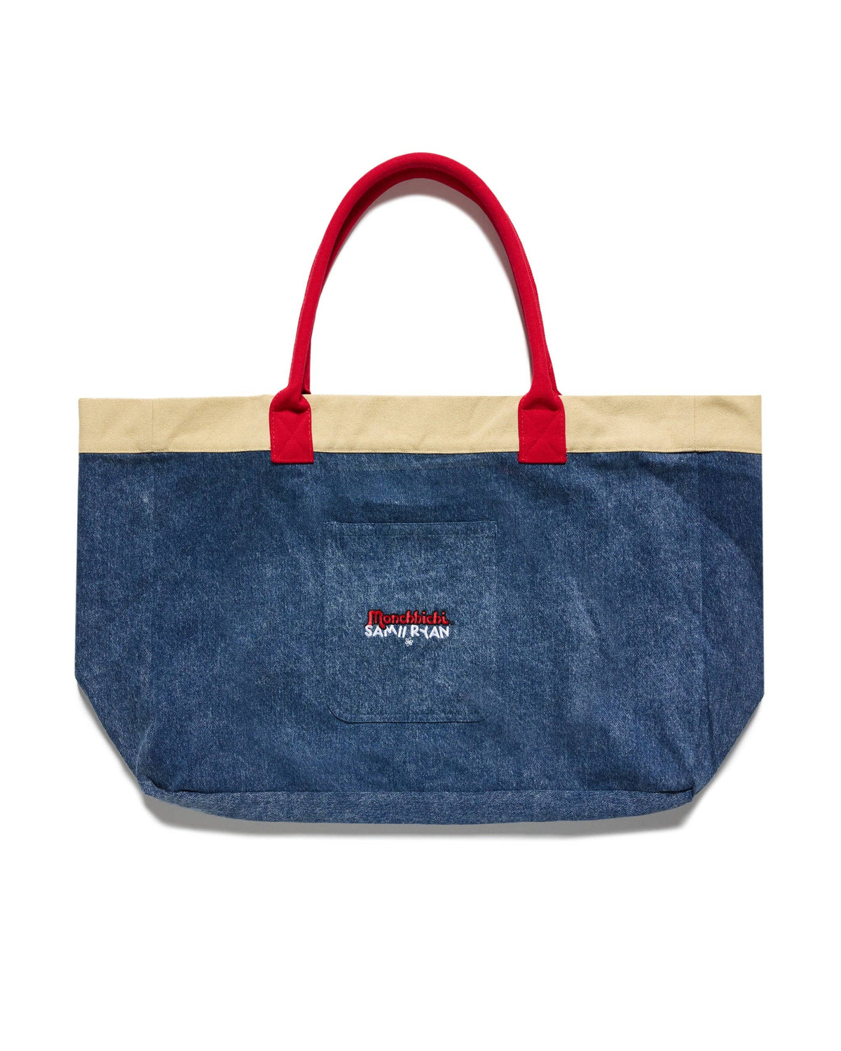 Monchhichi™ Washed Denim Tote Bag