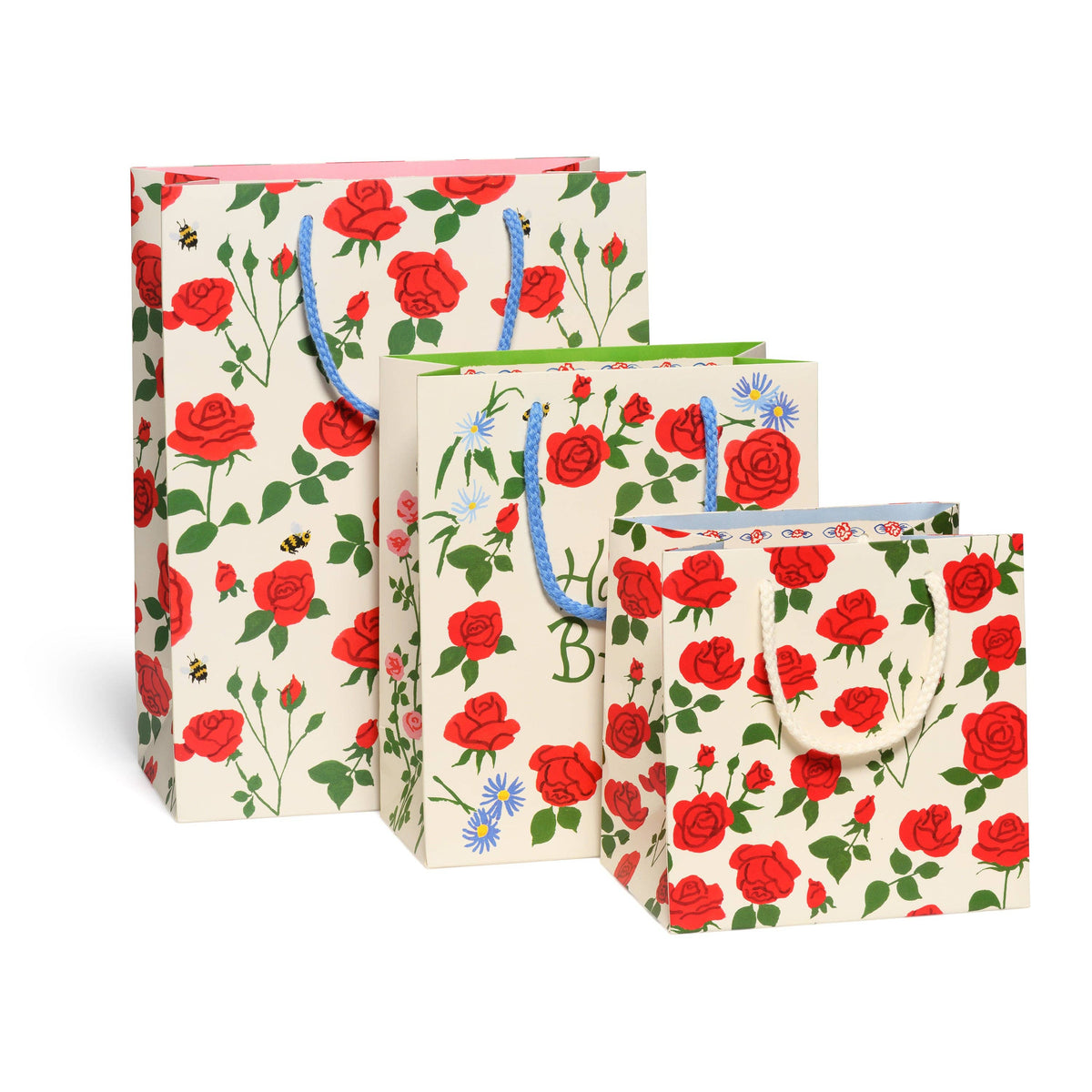 Blooming Roses gift bags: Medium