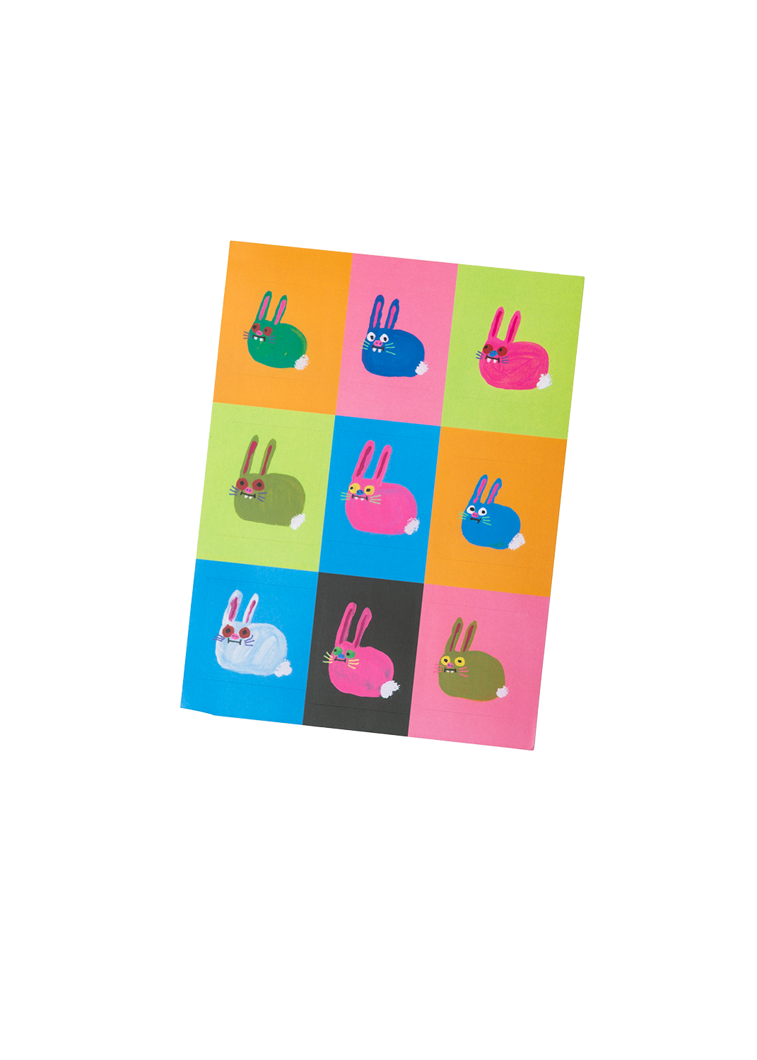Bunnies sticker sheet
