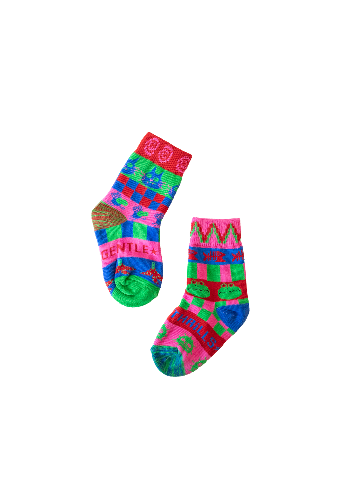 Wacky kids socks: 12m - 3y