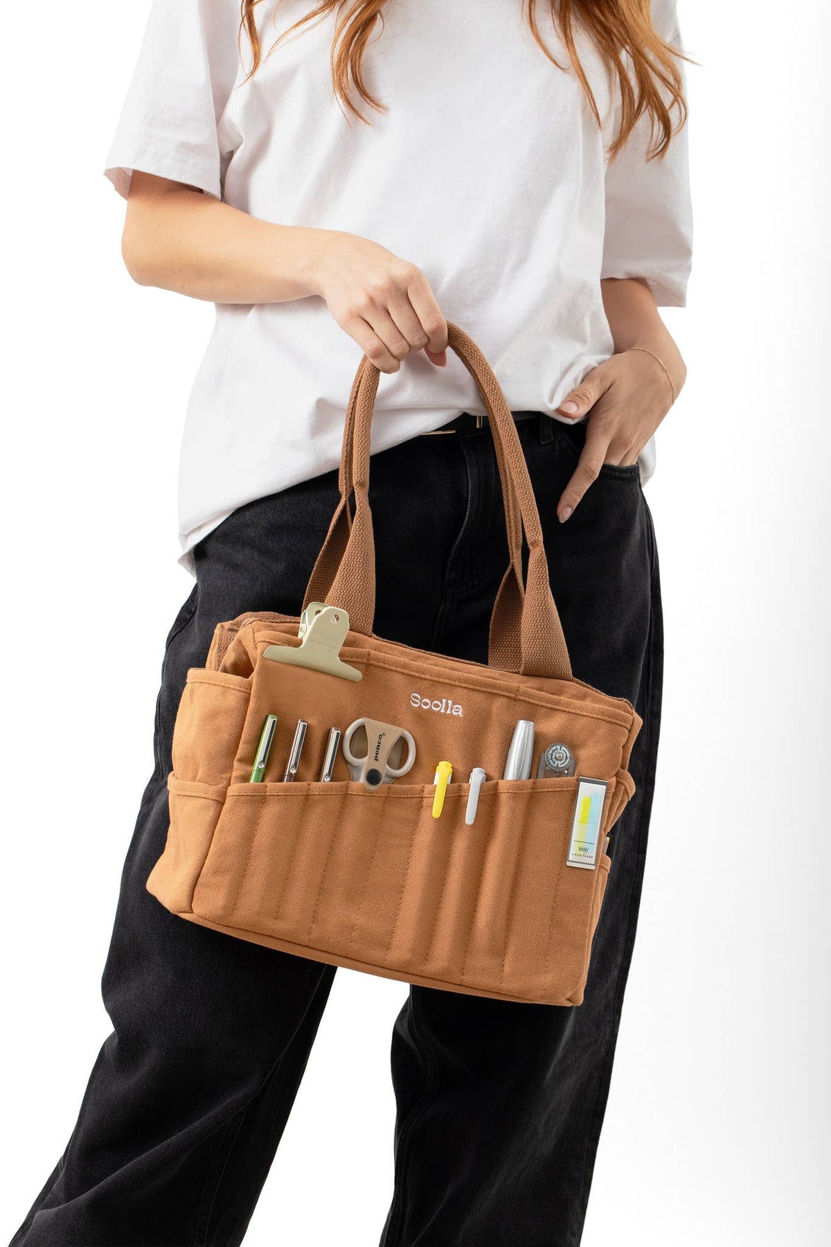 Soolla Studio Artist Bag, Creamsicle Crush, Yarn Bag