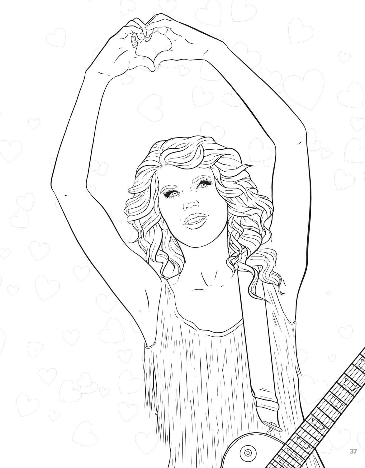 Super FAN-tastic Taylor Swift Coloring Book