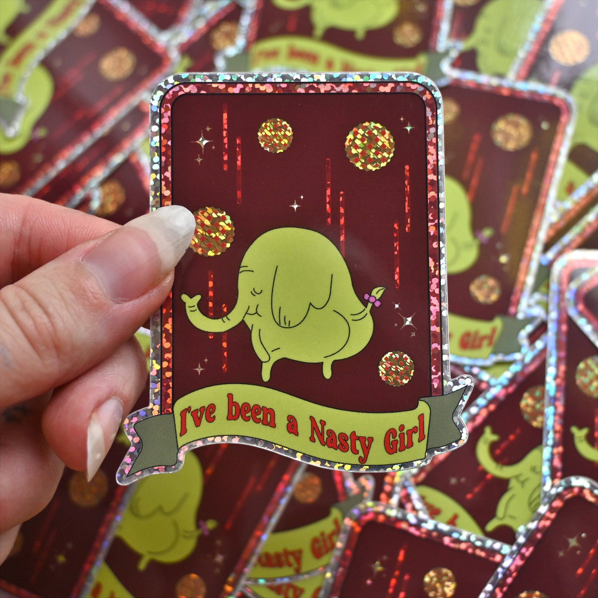 Adventure Time Tree Trunks Nasty Girl Sticker