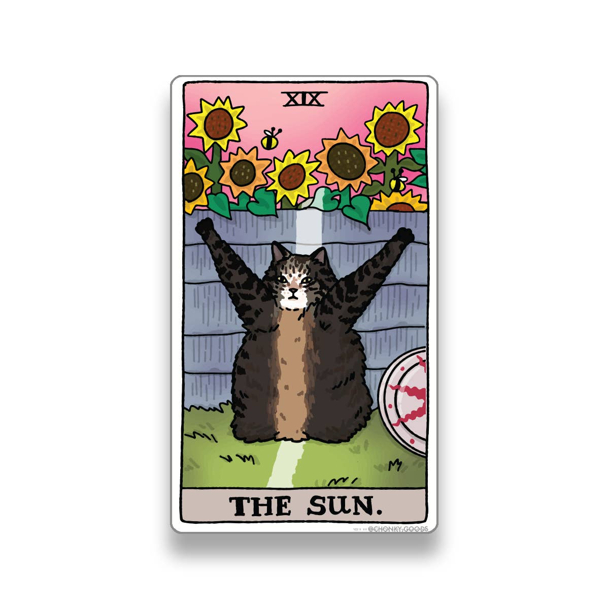 Tarot Cat Meme Die-cut Stickers: The Lovers