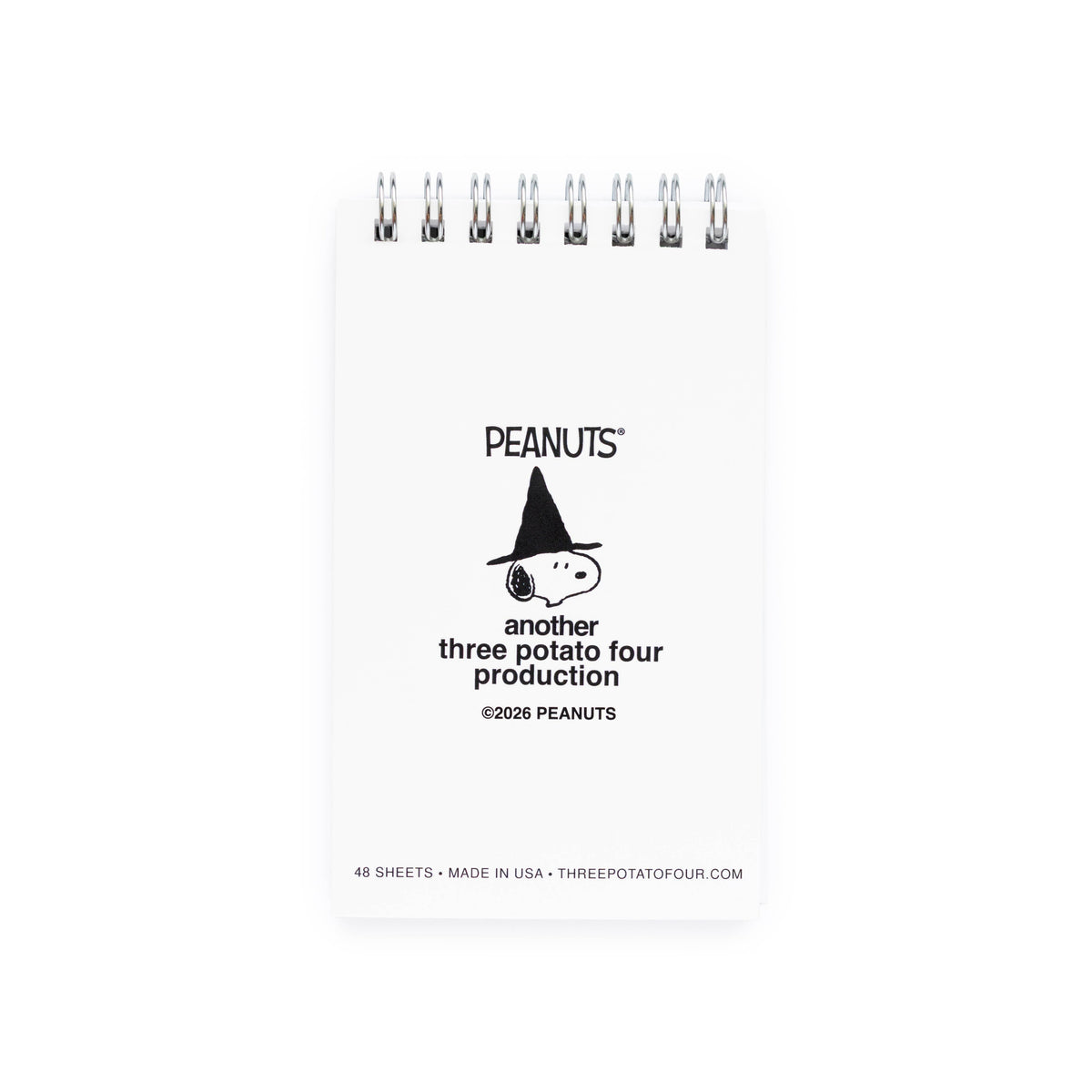 3P4 x Peanuts® Halloween - Snoopy Witch Mini Notebook