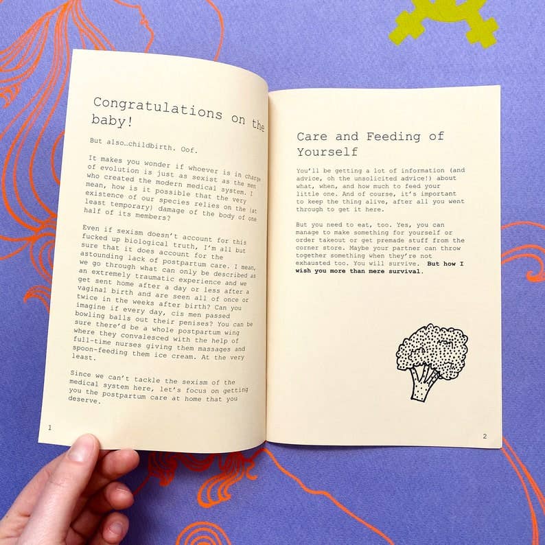 The Postpartum Care Plan You Should’ve Gotten Zine