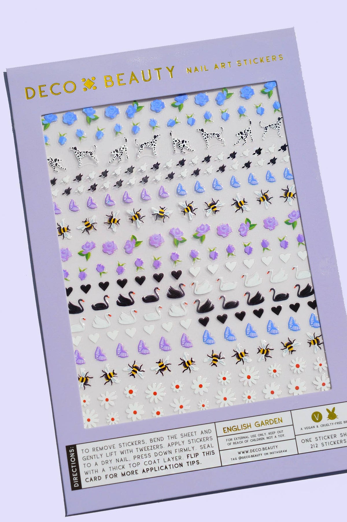 Nail Art Stickers - English Garden
