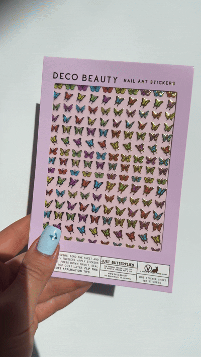 Nail Art Stickers - JUST BUTTERFLIES