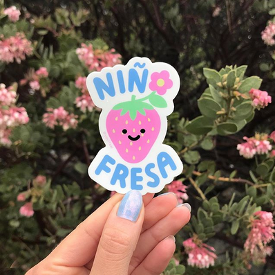 Niñx Fresa Sticker