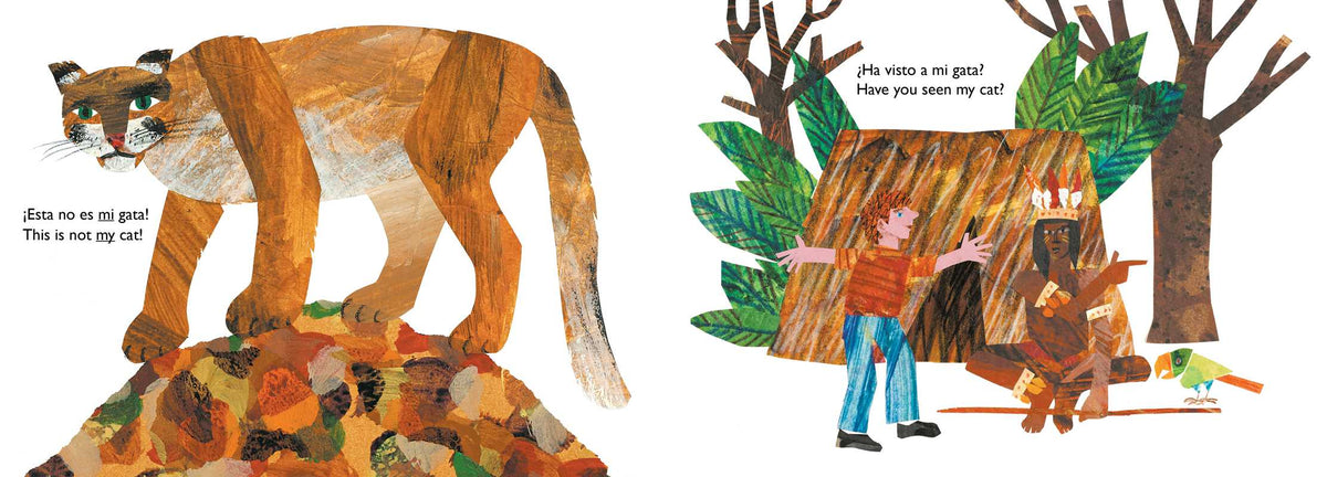 ¿Ha visto a mi gata? (Have You Seen My Cat?) (Spanish-English bilingual edition) by Eric   Carle: Paperback; 32 pages / Spanish