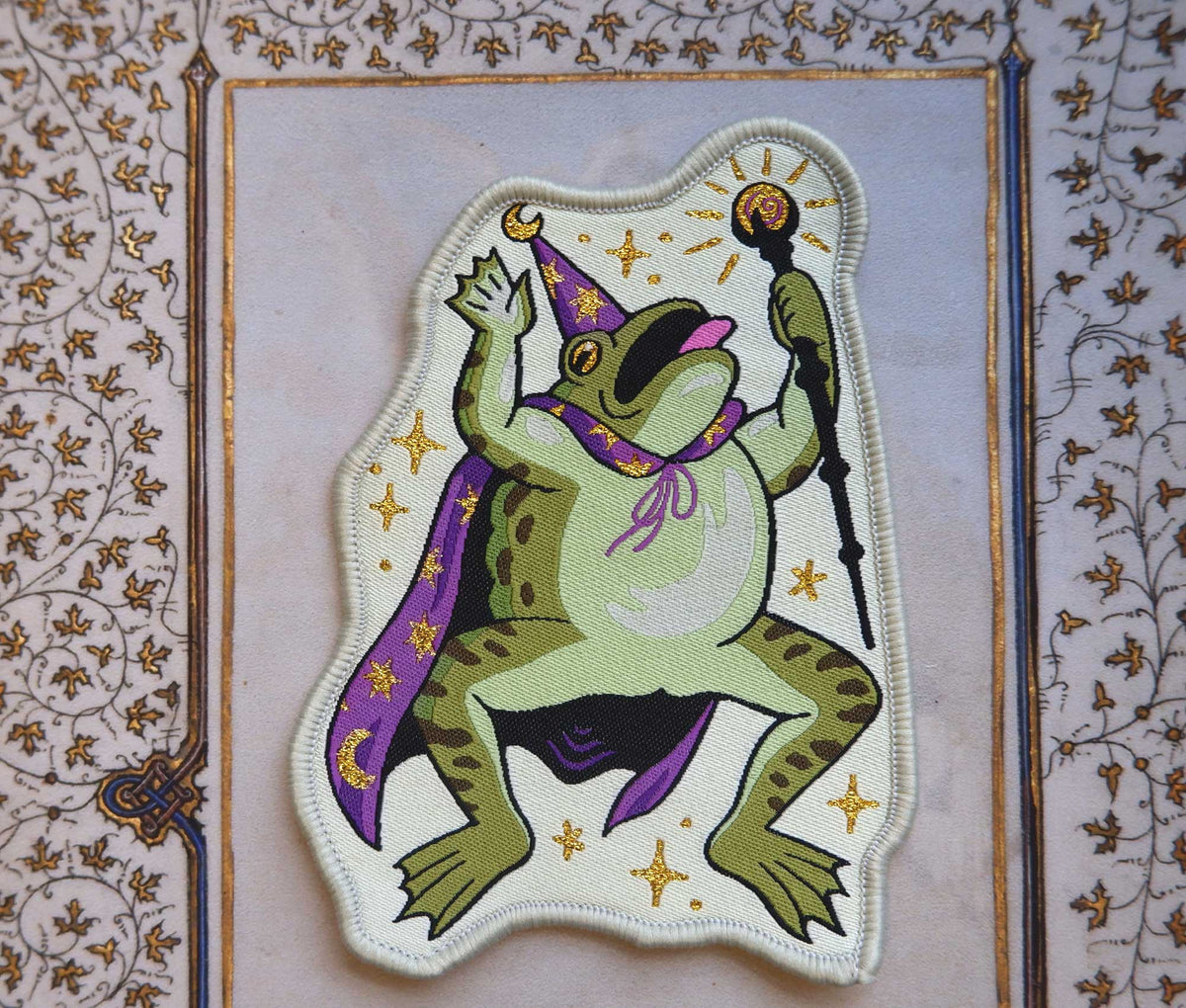 Toad Wizard - Woven Patch