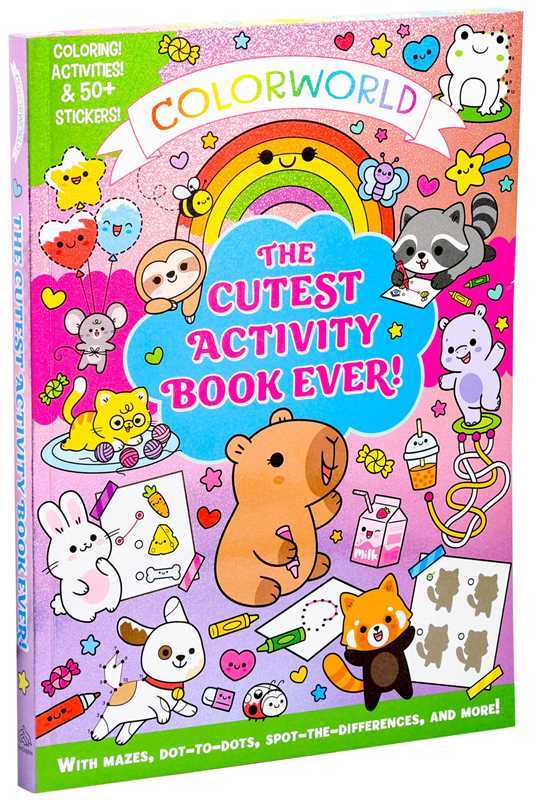 ColorWorld: The Cutest Activity Book Ever! by Editors of Silver Dolphin Books: Paperback; 224 pages / English