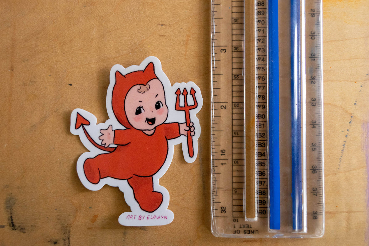 Cupid Baby Sticker: Angel