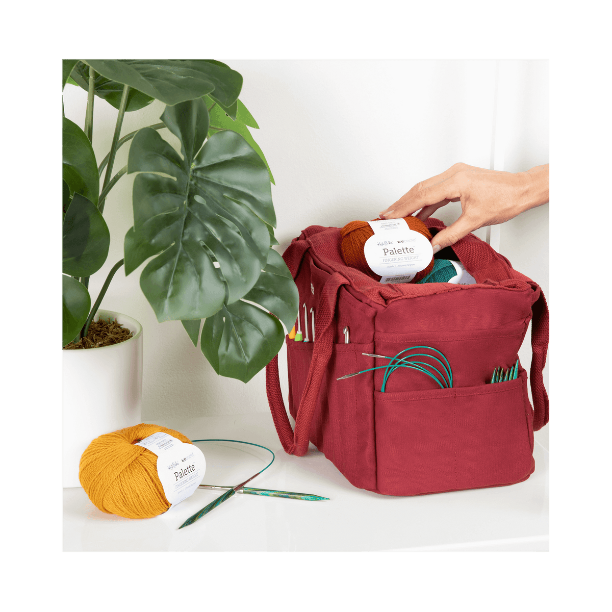 Soolla Studio Bag, Cinnamon, Pottery Tool Bag: Cinnamon
