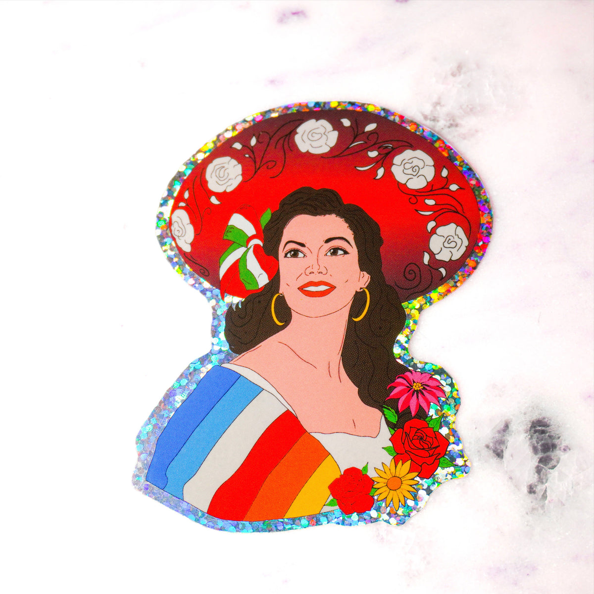 La Mexicana 3&quot; Holographic Sticker