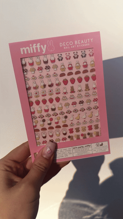 Nail Art Stickers - LET'S PARTY, MIFFY!