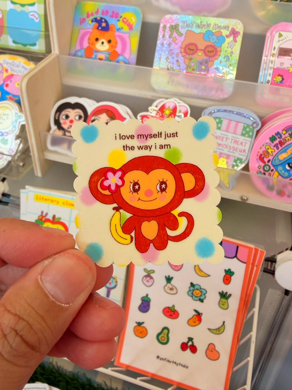 I Love Myself Just The Way I Am Sticker