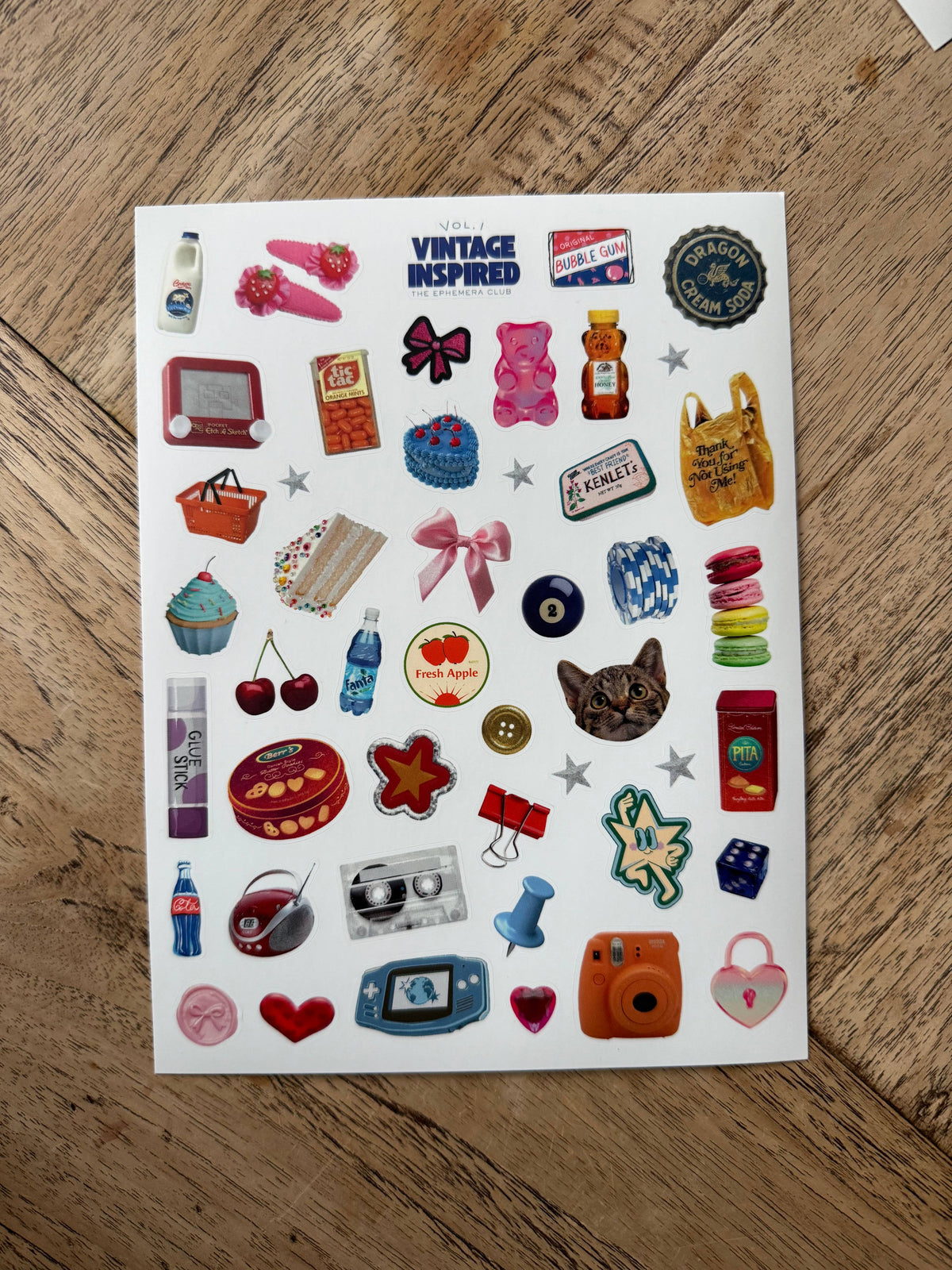 Vintage Aesthetic Journaling & Crafts Stickers - Vol. 1 & 2: Vol. 1