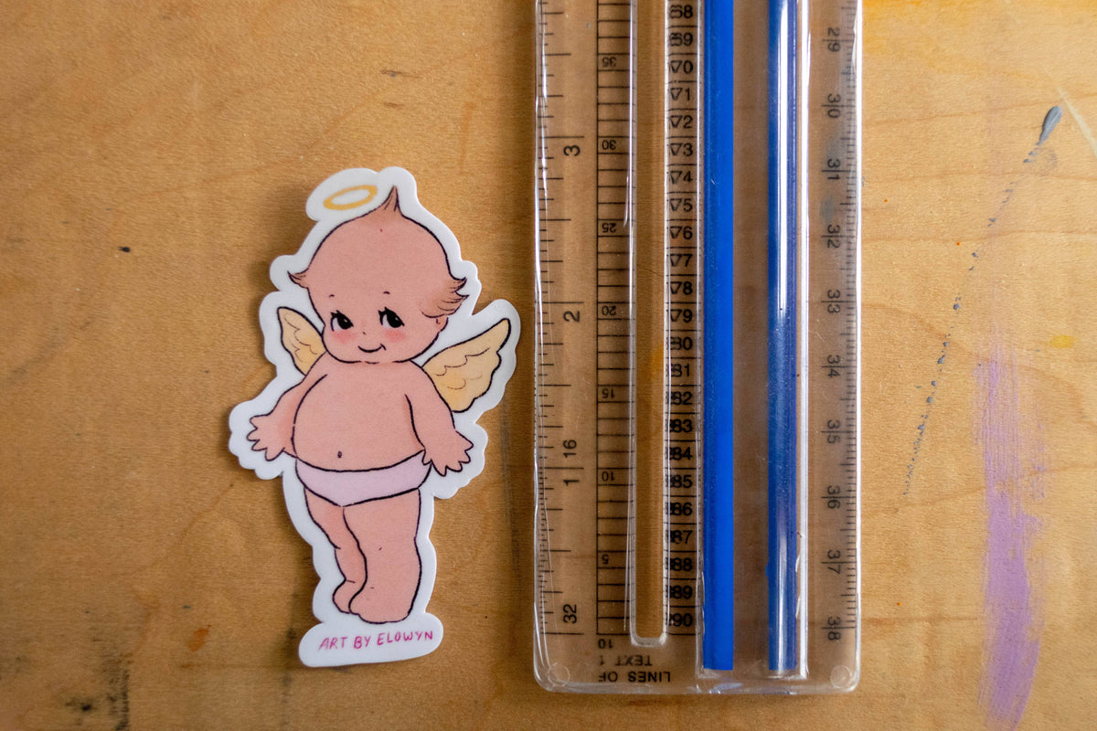 Cupid Baby Sticker: Angel