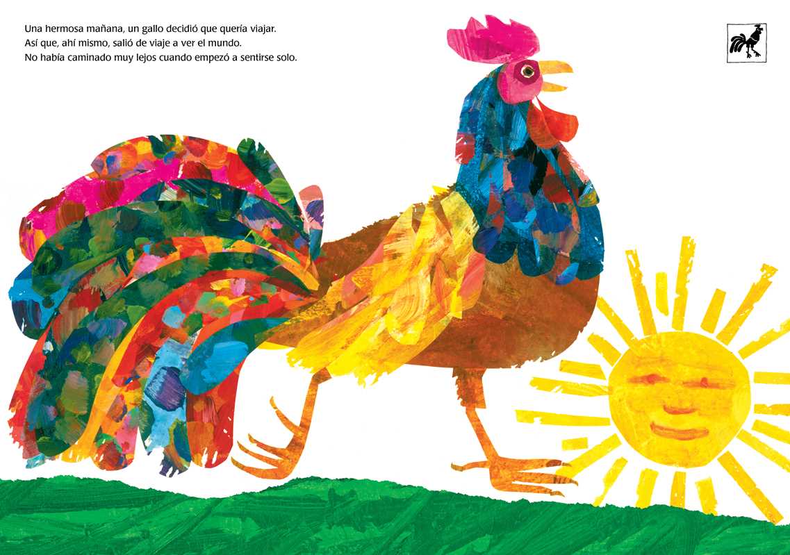 El gallo sale a ver el mundo (Rooster's Off to See the World) by Eric   Carle: Paperback; 32 pages / Spanish