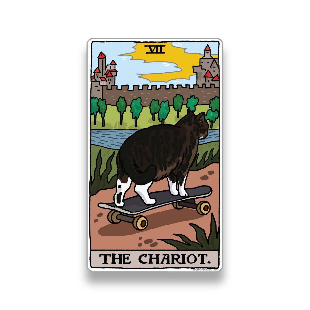 Tarot Cat Meme Die-cut Stickers: Judgement