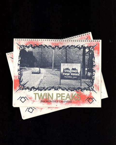 Twin Peaks Risograph Spiral-Bound 2026 Calendar - El Cholo's Kid
