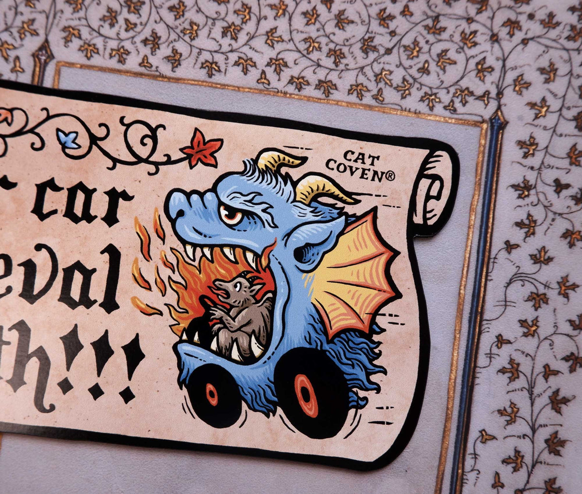 Medieval Hellmouth - Car Magnet