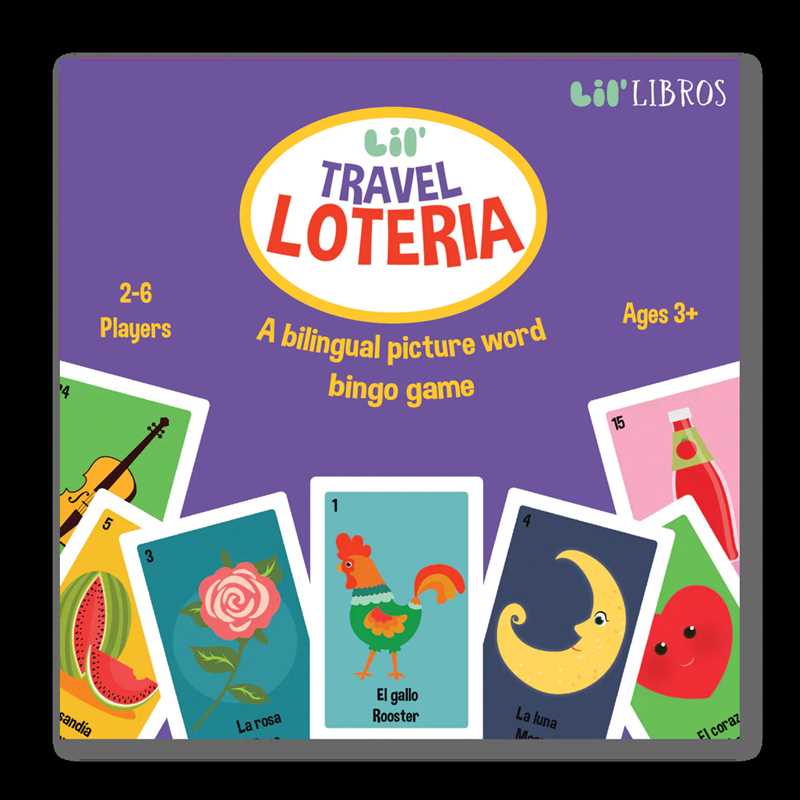 Lil' Travel Loteria (Bilingual: English/Spanish) by: Game / English