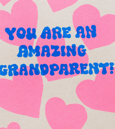 AMAZING GRANDPARENT GREETING CARD