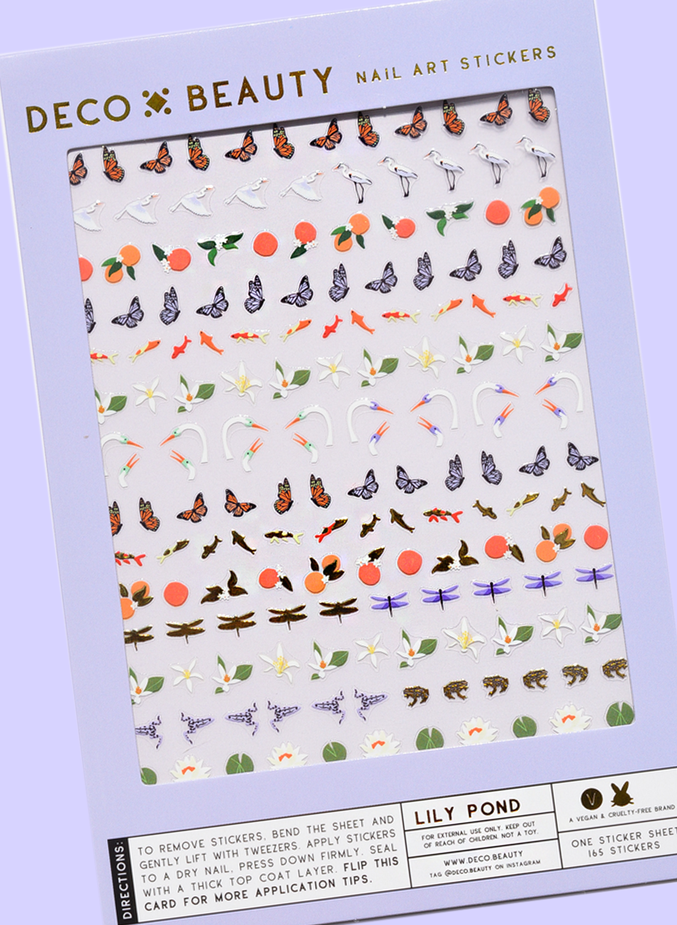 Nail Art Stickers - Lily Pond