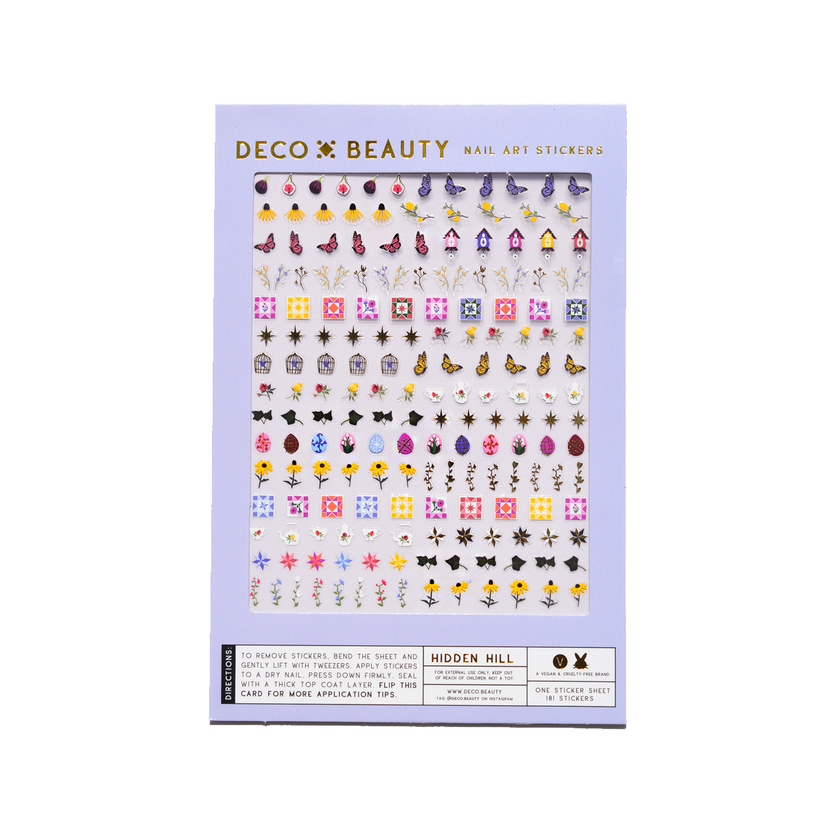 Nail Art Stickers - Hidden Hill