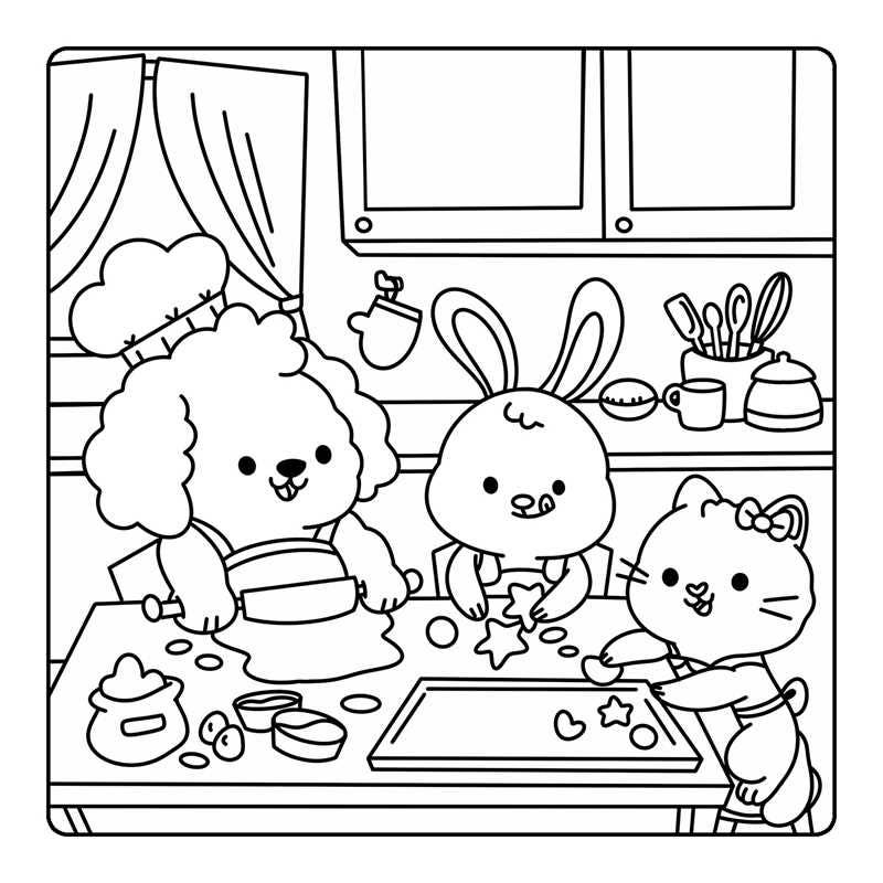 Little Cuties: Cozy Coloring by: Paperback; 96 pages / English