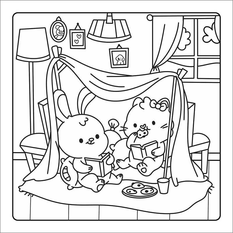 Little Cuties: Cozy Coloring by: Paperback; 96 pages / English