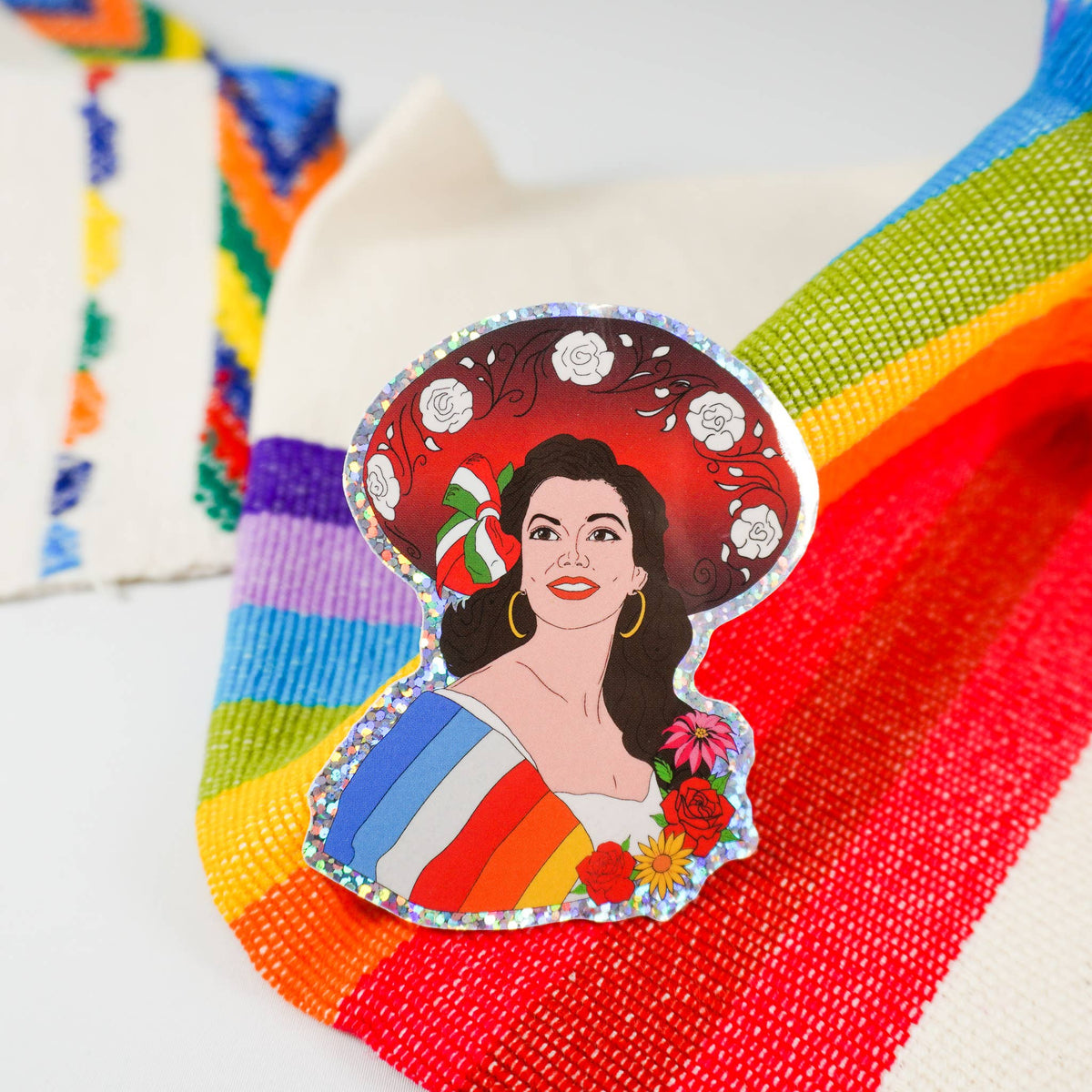 La Mexicana 3&quot; Holographic Sticker