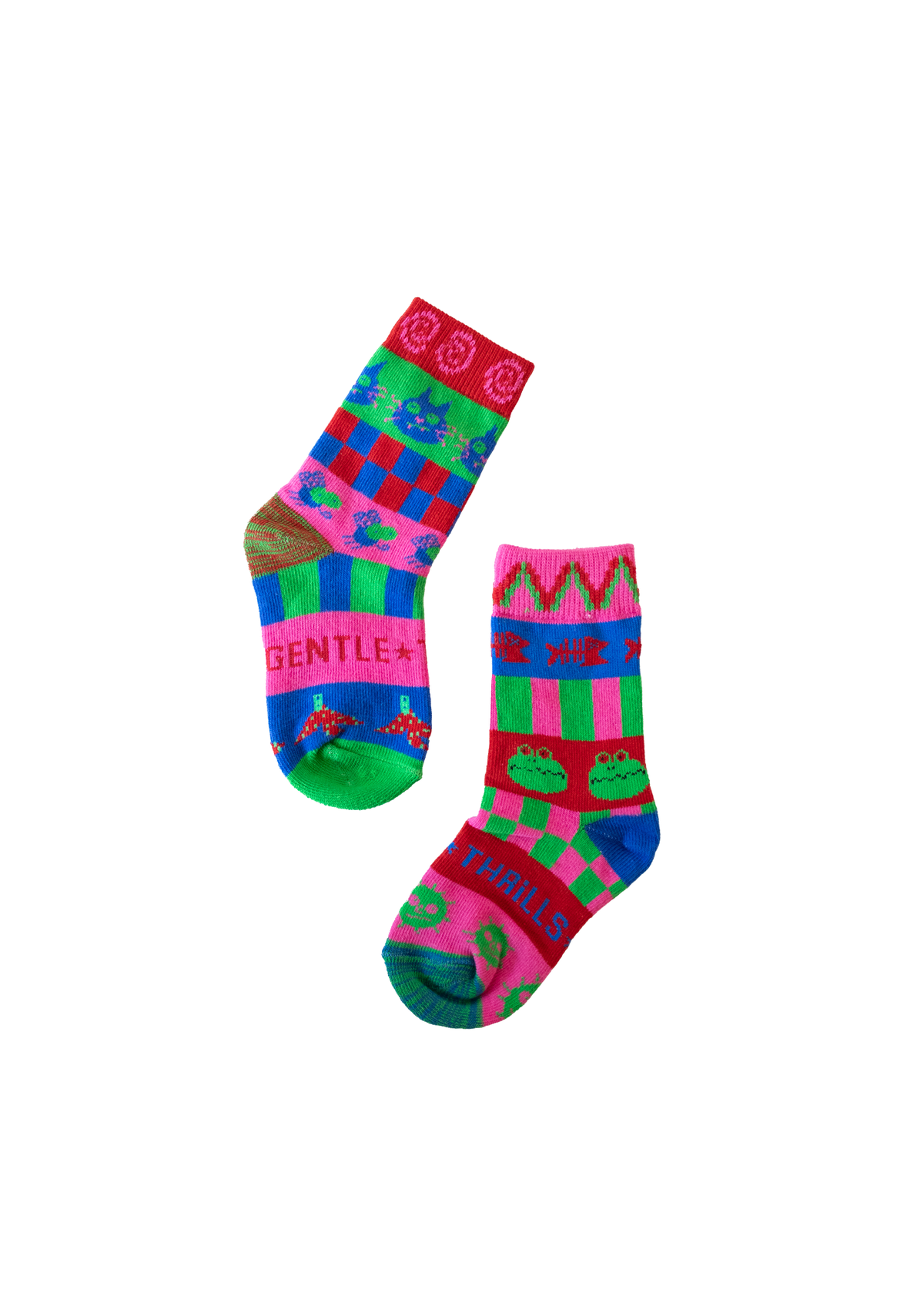 Wacky kids socks: 12m - 3y
