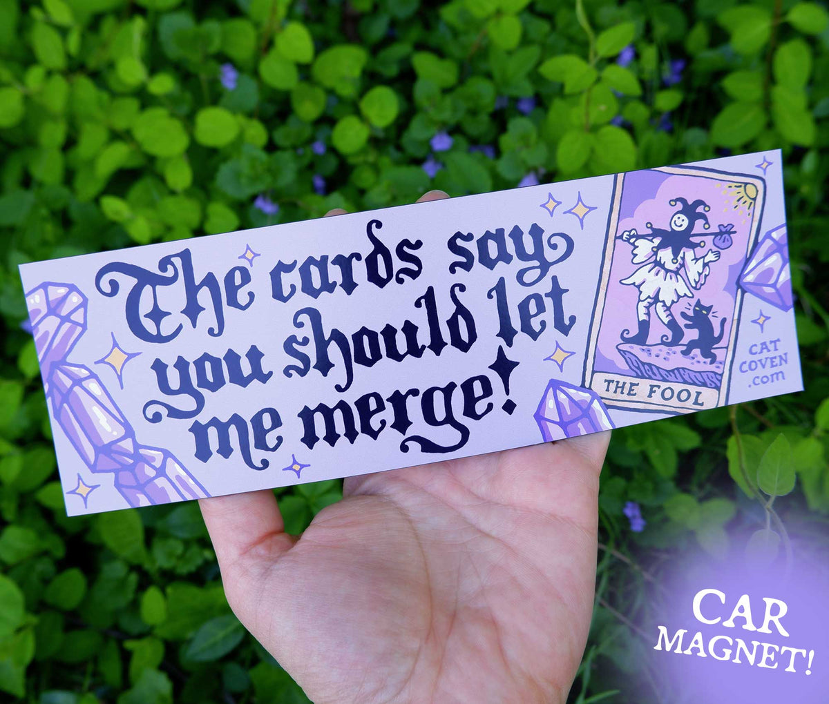 Let Me Merge - Car Magnet
