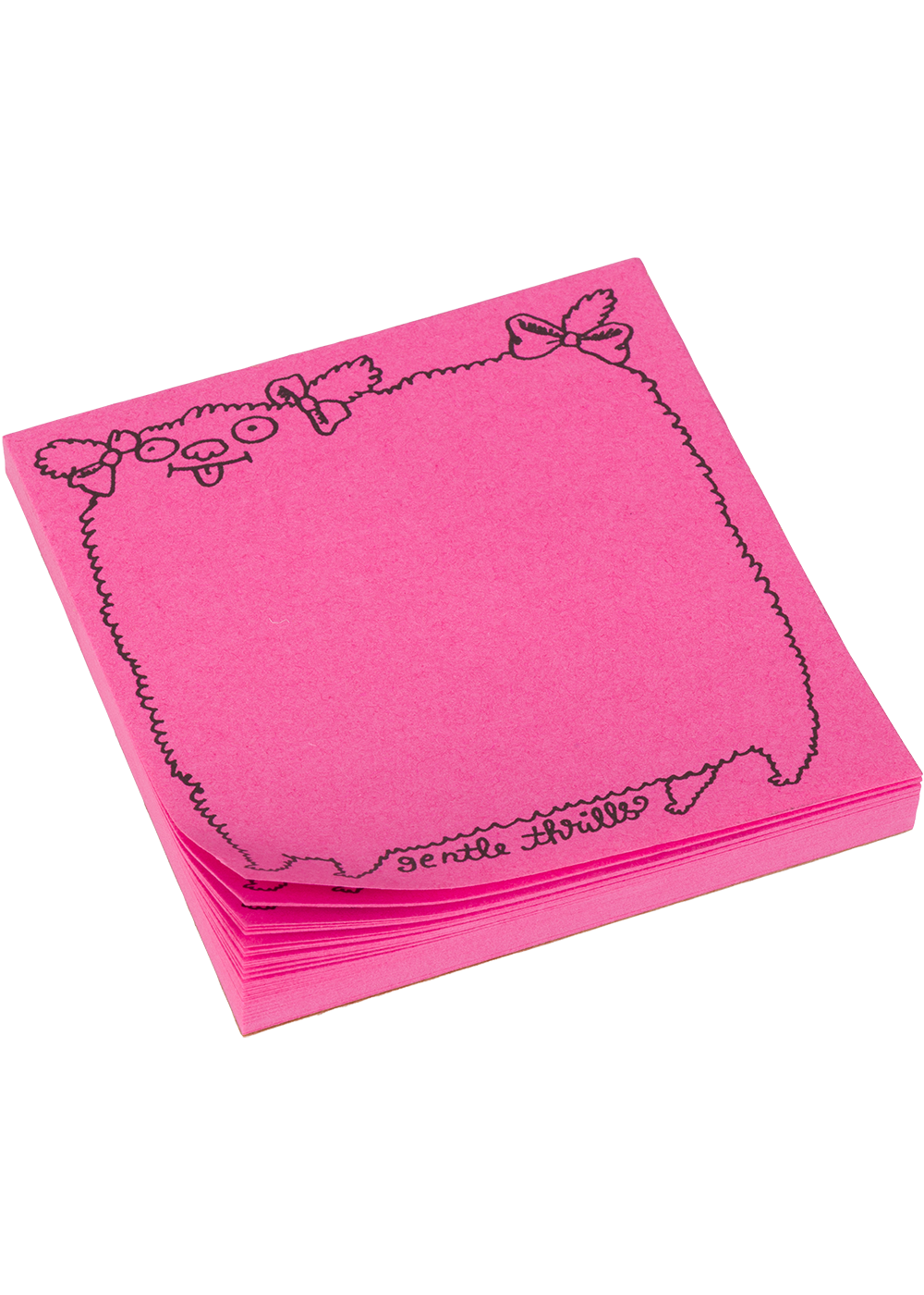 Poodle sticky note